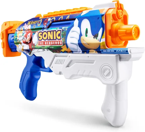 XSHOT Pistola de agua Sonic Fast-Fill Hyperload, Lanzador de agua, Juguetes de agua, ¡Se llena con agua en solo 1 segundo!