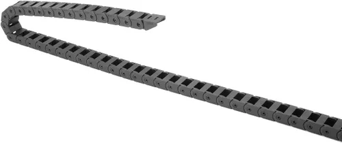 uxcell Cadena de arrastre portador de cable tipo cerrado con conectores de extremo R18 10X15mm 4.9 ft de plástico para máquina de enrutador CNC