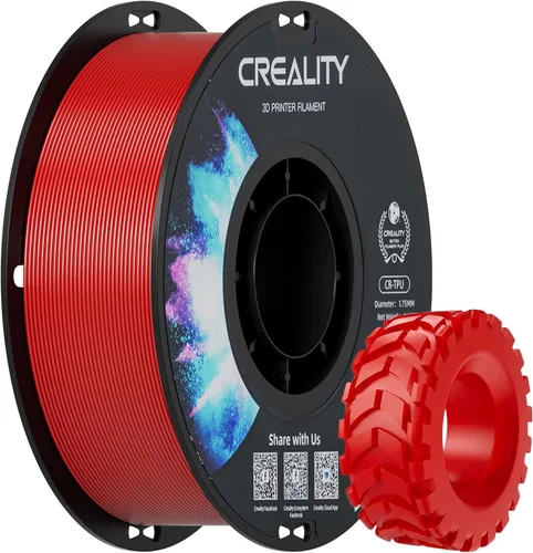 Vista 11 de Creality Filamento de poliuretano termoplástico de 1.75 pulgadas, 4.4 lbs, filamento de impresión 3D 95A, alta dureza y resistencia