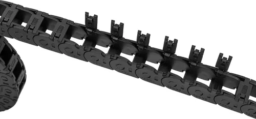 Vista 6 de 2 unidades de 39.4 pulgadas de cadena de arrastre tipo abierto R18 cadena de cable de alambre para fresadora CNC e impresora 3D, 2 pares adicionales