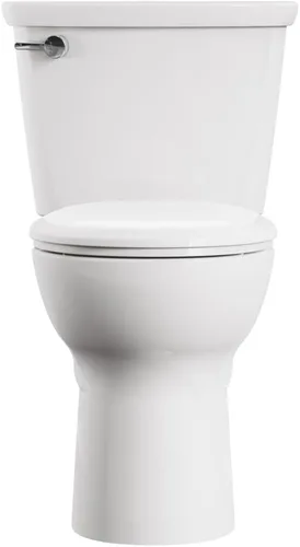 Vista 2 de Cadet PRO - Silla de dos piezas, 1.6 gpf/6.0 Lpf, altura redonda, parte delantera de 10 pulgadas, inodoro áspero sin asiento