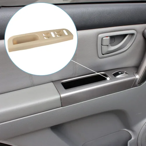 Vista 3 de X AUTOHAUX Interruptor de ventana de puerta Panel de bisel para Volkswagen Passat B5 Jetta Bora Golf MK4 1998-2004 3B1867171E Cubierta de control