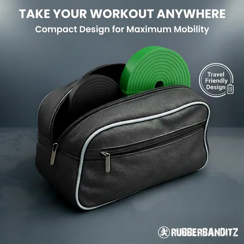 Vista 4 de Rubberbanditz Combo Pull Up Assist Bands Heavy Duty Resistance Exercise Bands for Powerlifting, Mobility, and Stretching Resistance Bands for