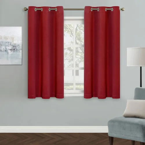 Vista 58 de MYSKY HOME - Cortinas opacas amarillas para sala de estar y dormitorio, cortinas de 84 pulgadas de largo, con ojales, cortinas de oscurecimiento