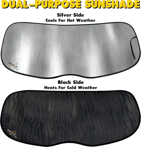 Vista 3 de Parasol de ajuste personalizado para ventana trasera (1 unidad) para Ford Transit Connect 2014, 2015, 2016, 2017, 2018, 2019, 2020, 2021, 2022