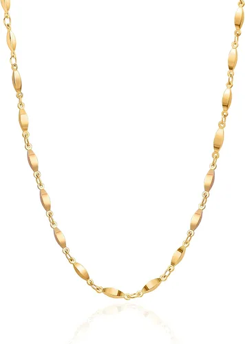 Vista 10 de Aobei Pearl - Gargantilla de oro de 18 quilates con cadena de clip, cadena de bolas y dijes perlas barrocas biwa para mujeres Cuentas redondas