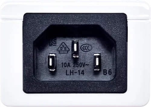 Vista 3 de iFi SilentPower DC Blocker+ Conector IEC, bloquea cualquier compensación de CC, mejora la calidad de la electricidad de CA para sus sistemas