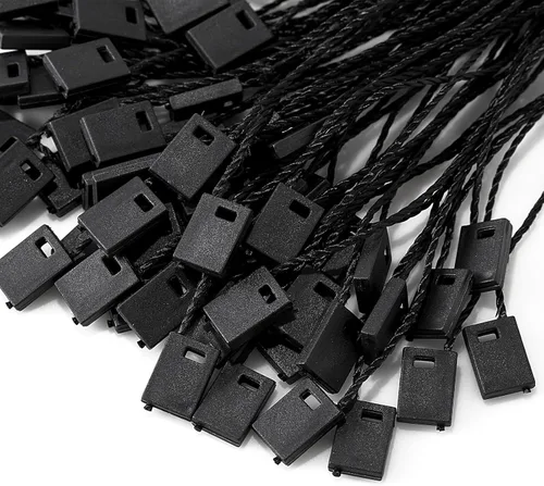 Vista 7 de 1000 piezas de nailon negro de 7 pulgadas para colgar con gancho de cierre a presión, fácil y rápido de colocar