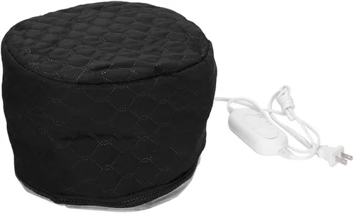 Vista 8 de Sombrero para el cuidado del cabello, calefacción eléctrica de 3 engranajes, temperatura ajustable, aceite caliente, tratamiento térmico, sombrero