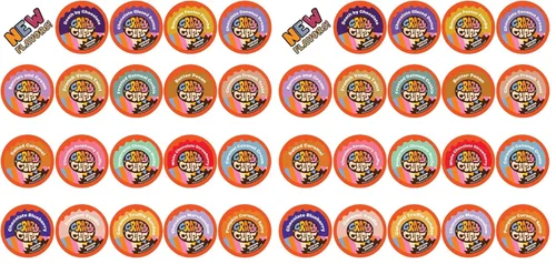 Vista 18 de Crazy Cups Tazas individuales de chocolate caliente prémium de temporada para cafeteras Keurig K Cup, paquete variado, 40