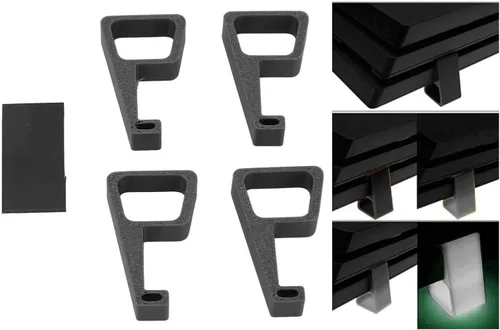 Vista 4 de ciciglow Soporte de soporte para accesorios PS4 Pro, patas de refrigeración para máquina de juegos, soporte horizontal para consola de juegos PS4