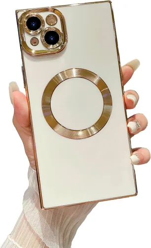 Vista 103 de Owncase Funda Magnética para iPhone 11, (Compatible con MagSafe) (Protección Completa de Lente de Cámara) (Esquinas Reforzadas) Funda Parachoques