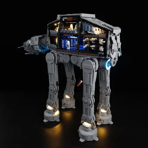 Vista 5 de Kyglaring Kit de iluminación LED (sin modelo) diseñado para Lego Star Wars at-at 75313 Model Building Set, sin juego de Lego (versión clásica)