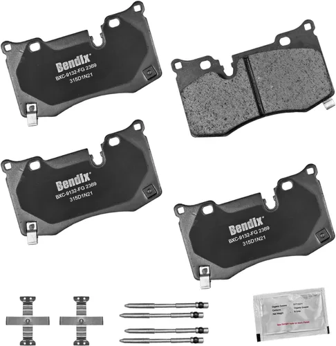 Vista 27 de Pastillas de Freno Traseras Cerámicas Bendix Priority1 CFC1510 para INFINITI QX56 2013-2011, QX80 2024-2014, Nissan Armada 2023-2017