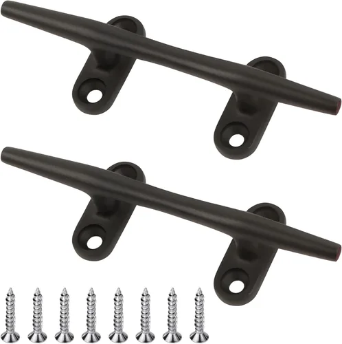 Cornamusa de Barco de 4 pulgadas 5 pulgadas 6 pulgadas 8 pulgadas 10 pulgadas Base Abierta Acero Inoxidable 316 Cornamusa de Muelle Grado Marino