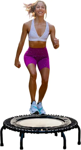 Vista 8 de JumpSport 39" Essential Fitness Trampoline Model 220, 230, 250 Exercise Trampoline 30 Low-Impact Bungees