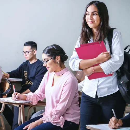 Vista 9 de Samsill - Carpeta de anillos redondos de 2.5 cm, respetuosa con el medio ambiente, con certificado USDA Biobased, colección de moda, paquete de 1