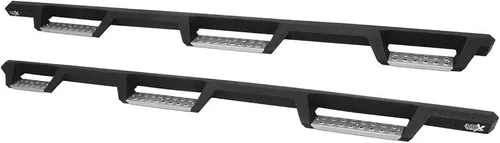Vista 2 de Westin 56-5343352 HDX - Barras Nerf de acero inoxidable para Ram 2500 3500 Crew Cab 2010-2018 con caja de 8 pies (Exc Dually) Par negro texturizado