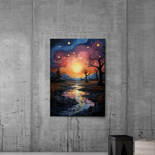 Vista 3 de The Stroll by Vincent Van Gogh, Hiking Art Print,Van Gogh Nature Art,Van Gogh Tree,Stroll Wall Art, Nature Lover Gift,Van Gogh Scenery Print