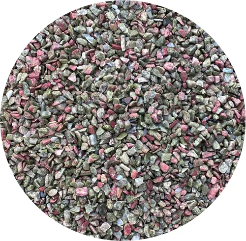 Vista 41 de GAF TREASURES Chips de piedras preciosas de jade semi nefrita natural, de 0.5 libras, mini cristales triturados, chips de cristal sin perforar