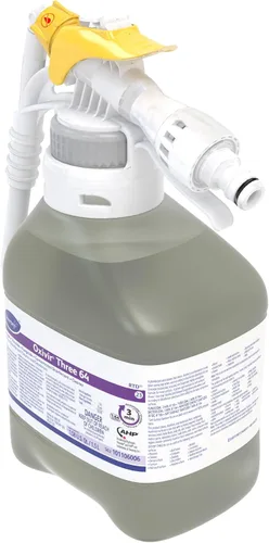 Vista 4 de Oxivir Diversey Three 64 Limpiador desinfectante, listo para dispensar, 1,5 L