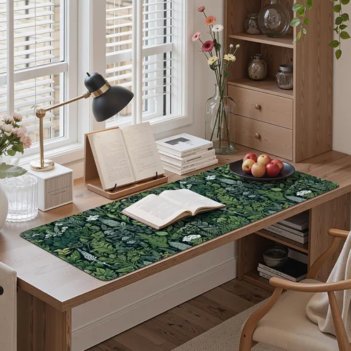 Vista 6 de iCasso Tapete de escritorio, alfombrilla de escritorio grande, alfombrilla de mouse para juegos extendida, alfombrilla de mouse grande