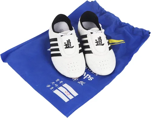 Taekwondo Zapatos Fu Zapatos Taichi, Deporte Boxeo Kung Fu Taichi Zapatos de boxeo para una bolsa de almacenamiento para hombres y mujeres Niños