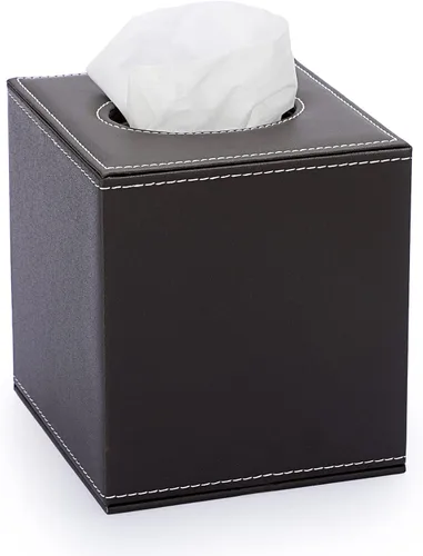 Vista 12 de Sumnacon Funda de Caja de Paños Cuadrada - Elegante Soporte de Caja de Paños con Fondo Magnético, Caja de Paños Decorativa para Tocador, Tanque