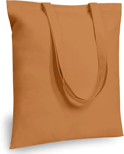 Vista 30 de TOPDesign - Paquete de 12 bolsas económicas de lona de algodón de 16 pulgadas x 15 pulgadas, bolsas de tela ligeras y reutilizables para la compra