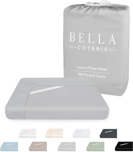 Vista 12 de Bella Coterie Sábana Bajera Ajustable de Viscosa de Bambú de Lujo Tamaño Queen 100% Cultivada Orgánicamente Ultra Suave Refrescante