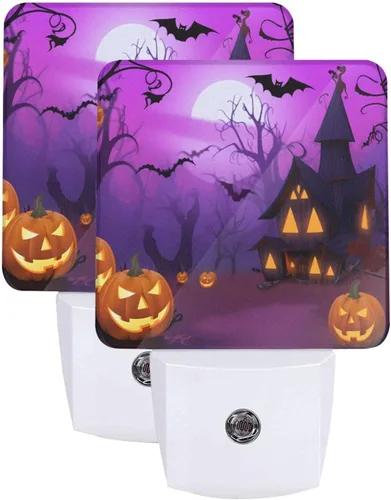 Vista 29 de 4th of July Patriotic Night Light Set of 2, USA Auto Sensor LED Dusk-to-Dawn Nightlights, Plug-in Sensor Lamp for Bedroom Bathroom Kitchen Hallway