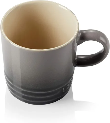 Vista 2 de Le Creuset Taza de gres para café expreso, 3.4 fl oz, pedernal
