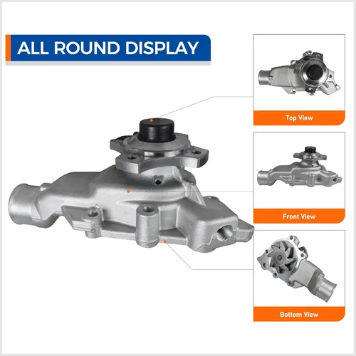 Vista 2 de MACEL AW7164 Bomba de agua con junta compatible con [4.0L L6 solamente] Jeep Grand Cherokee 1999-2004, Jeep TJ 2000-2006, Wrangler