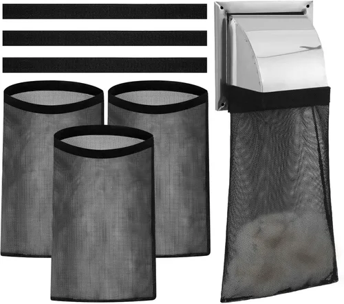 3 bolsas de ventilación para secadora, recogedor de pelusa para ventilación de secadora en el exterior