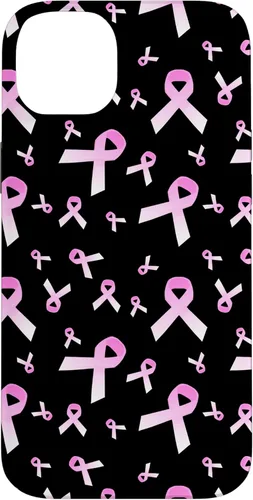Vista 15 de Pink Ribbon Pattern Mestastatic Breast Cancer Awareness Case for iPhone 17