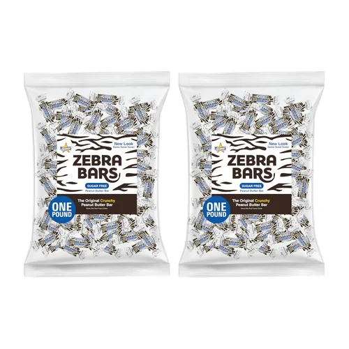 Atkinsons barras de mantequilla de maní sin azúcar Bolsa de 2 lb