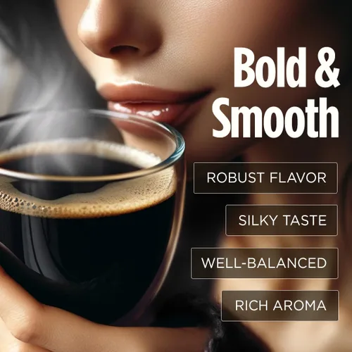 Vista 4 de VitaCup Cápsulas de café Extra Shot instantáneas con café expreso, “Red Eye” alta cafeína, tostado oscuro intenso con vitamina B12, antioxidantes