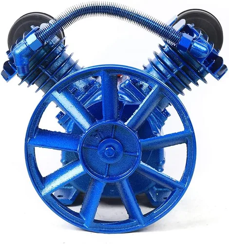 Vista 11 de Cabezal de bomba de compresor de aire de doble cilindro de 4 KW (5.5HP), reemplazo de la bomba del compresor de aire, 175 PSI (1.16Mpa) Bomba