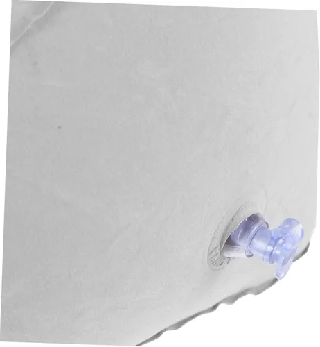 Vista 7 de LIOOBO Almohada inflable para reposapiés, taburete de masaje de pies de PVC, cojín de relajación para viajes al aire libre, hogar, oficina, avión