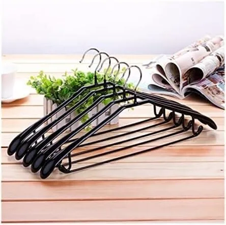 Perchero organizador de ropa, perchas de ropa / perchas para abrigos, 10 perchas de metal antideslizante sin costuras para el hogar para colgar ropa