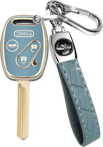 Vista 13 de MILD EAST Funda para llavero Honda con llavero, funda protectora para llave de automóvil para Honda Accord 2003-2012 Civic 2006-2013 Pilot