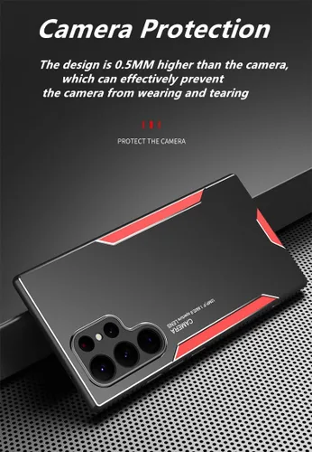 Vista 3 de Funda de teléfono para Samsung Galaxy S23 S22 S21 S20 Ultra Plus FE S23+ S22+ S21+ S20+ resistente a los golpes, protector de lente de cámara
