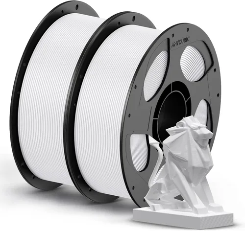 Vista 47 de ANYCUBIC Paquete de filamentos PETG de 0.069 pulgadas, filamento de impresora 3D, precisión dimensional +/- 0.001 in, dureza excepcional, carrete