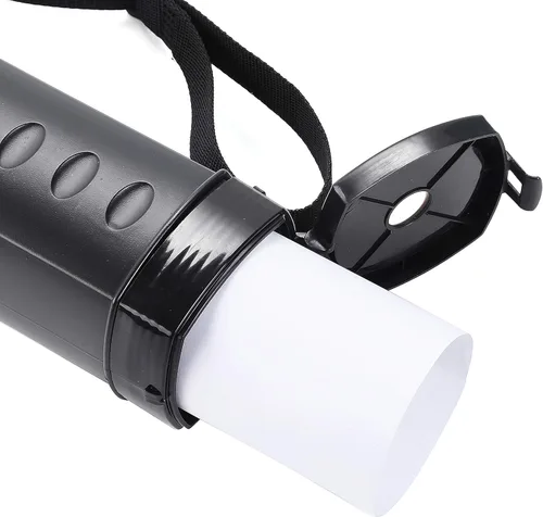 Vista 3 de Paquete de 2 tubos extensibles para póster que se expanden de 24.5 a 40 pulgadas con correa para el hombro, para llevar documentos, planos, dibujos