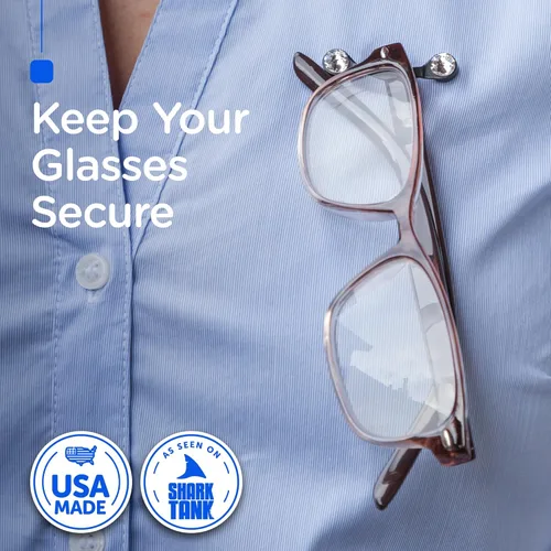 Vista 2 de Readerest Clip magnético para gafas, accesorio para lectores, lentes de sol, soportes para gafas, clip de identificación de enfermera, fabricado