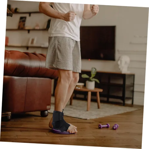 Vista 6 de Ankle Brace Xl (44-46) with Lace-up Figure-8 Straps Adjustable Ankle Support Sleeve for Overpronation and Supination Correction Sports Guard for