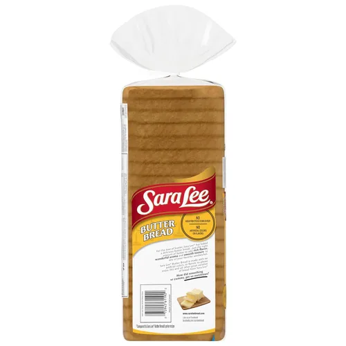 Vista 6 de Sara Lee Pan de Mantequilla Pan de Sándwich, Hogaza de 20 Oz de Pan de Mantequilla Sin Colores ni Sabores Artificiales