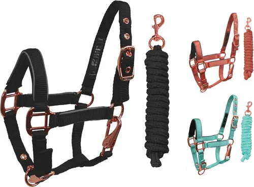 Vista 9 de Derby Originals Desert Rose Collection - Cabestro reflectante con cuerda de poliéster a juego