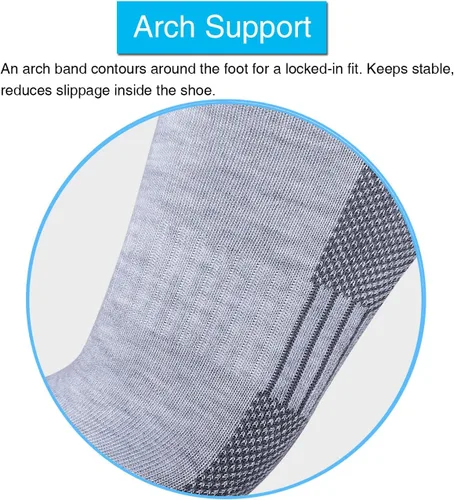 Vista 5 de APTYID Calcetines acolchados para botas de trabajo para hombre que absorben la humedad (4 pares6 pares)