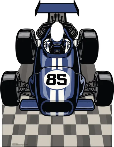 Vista 6 de Cardboard People Soporte de cartón de tamaño real de avión antiguo